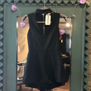 Wandering XO black romper
